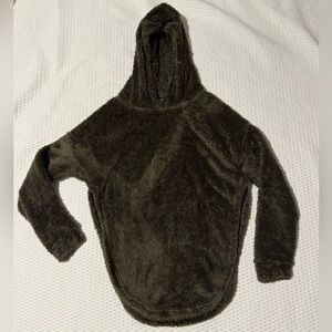 Pebby Forevee Side Slit Olive Green Hoodie Sz L/XL (T1)